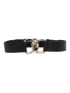 Orciani Elasticated Chain-buckle Belt In Black