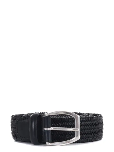 Orciani Belt In Blu Notte