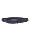 Orciani Leather Belt In Blue