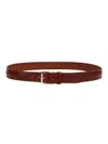 Orciani Brown Leather Belt In Brown