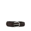 Orciani Suede Plot Belt In Brown
