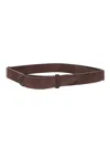 Orciani Leather Belt In Brown