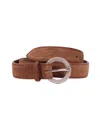 Orciani Leather Belt In Brown