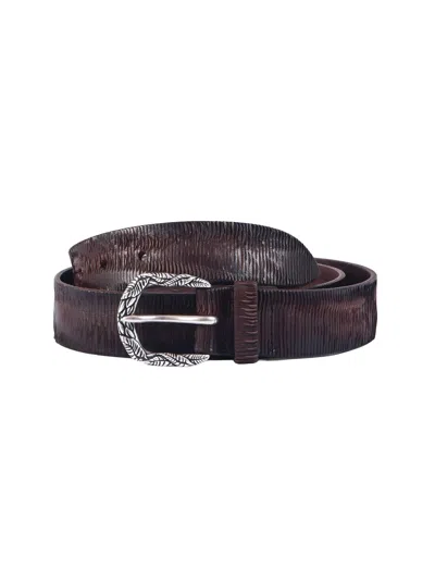 Orciani Belt In Brown