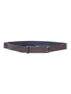 Orciani Patterned Belt In Gray