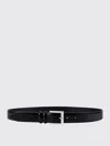 Orciani Smooth Leather Belt In Black
