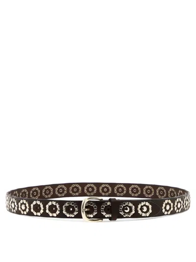 Orciani Belt With Studs Belts Brown