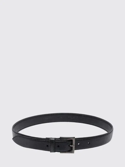 ORCIANI ORCIANI CRINKLED LEATHER BELT