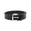 Orciani Soft Micro-studs Belt In Black