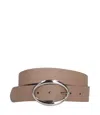 Orciani Belts Beige In Brown
