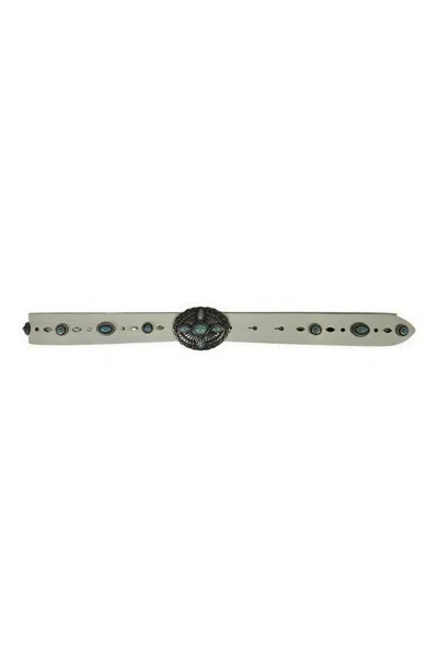 Orciani Belts In Bianco Chiari E Naturali