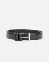 Orciani Adjustable Leather Belt For Men In Blue