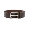 Orciani Leather Belts In Brown