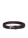 Orciani Leather Belt In Brown