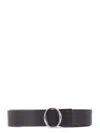 Orciani Reversible Belt In Ebano/nero