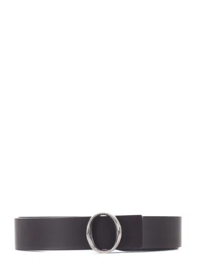 Orciani Belts In Ebano/nero