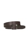 Orciani Belts Ebony+black In Gray