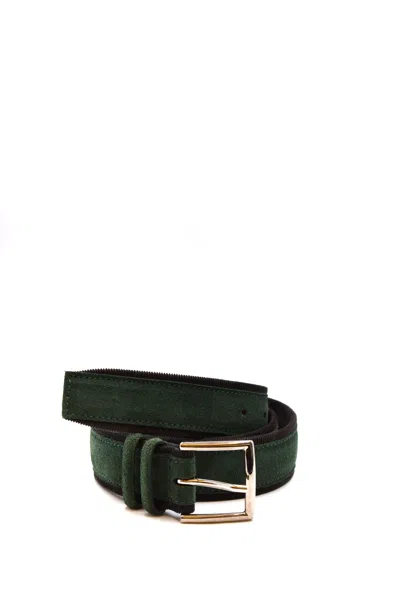 Orciani Belts Green In Blue