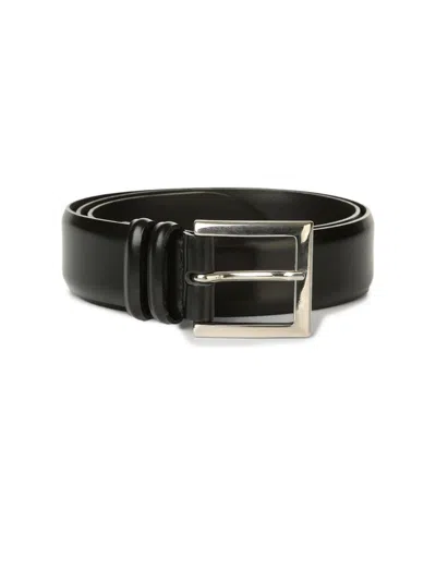 Orciani Black Calf Classic Leather Belt