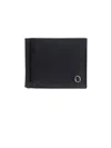 Orciani Logo-plaque Bifold Wallet In Black