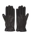 Orciani Nappa-leather Gloves In Black