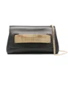 Orciani Leather Clutch Bag In Black