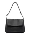 Orciani Black Small Soft Diana Crossbody Bag In Black