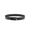 Orciani Dark Blue Solid Belt In Black