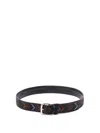 Orciani Embroidered Leather Belt
