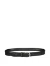 Orciani Blade Textured Leather Belt In Black