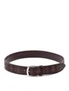 Orciani `blade Trait` Belt In Brown