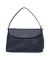 Orciani Blue 'nana' Leather Shoulder Bag In Blue