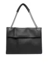 Orciani Black Shoulder Bag In Black