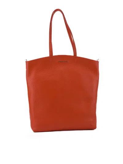 Orciani Ladylike M Soft Medium Bag In Red