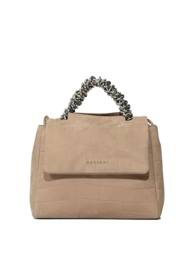 Orciani Sveva Twilight Small Hand Bag In Neutral