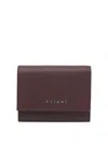 Orciani Soft Textured Wallet And Cardholder In Red