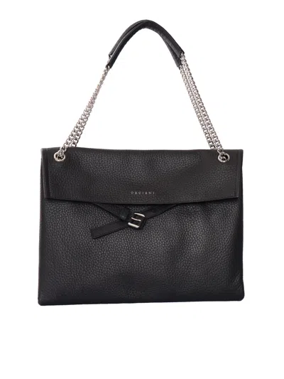 Orciani Borsa A Mano In Black