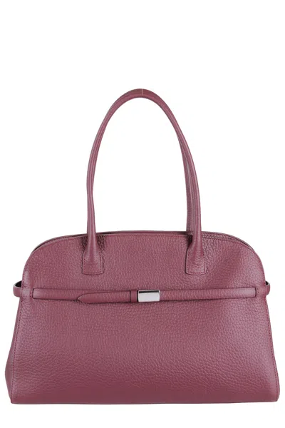 Orciani Borsa A Mano In Burgundy