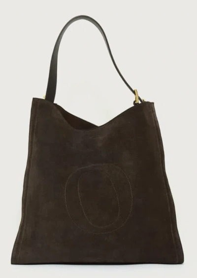 Orciani Borsa A Mano Peach+oro In Brown