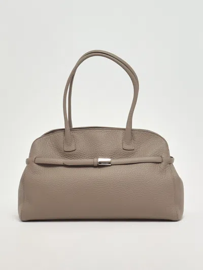 Orciani Borsa A Mano Soft Tote In Brown