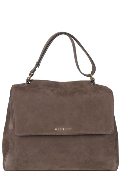 Orciani Borsa Sveva Nabucco Media A Spalla In Grey