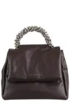 Orciani Borsa Sveva Nappa Bold Piccola A Mano In Gold