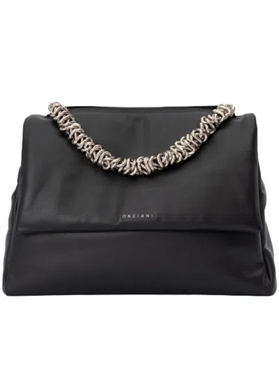 Orciani Borsa Sveva Nappa Bold Xl In Purple