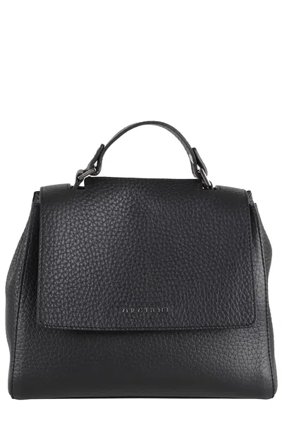 Orciani Borsa Sveva Soft Piccola A Mano In Black