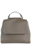Orciani Borsa Sveva Soft Piccola A Mano In Gray