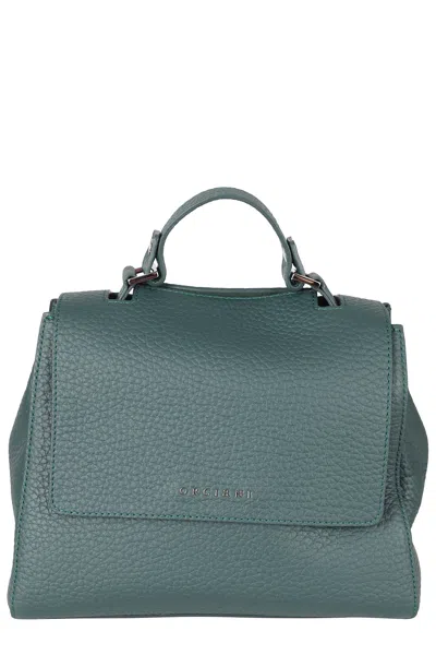 Orciani Borsa Sveva Soft Piccola A Mano In Pelle In Grey