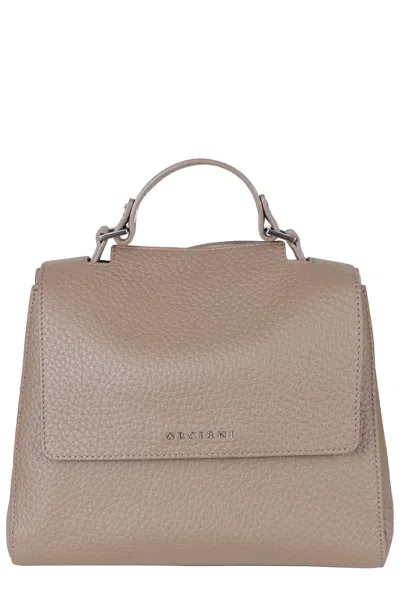 Orciani Borsa Sveva Soft Piccola A Mano In Pelle In Pink