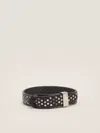 Orciani Bracciale Nobukle In Cuoio In Black