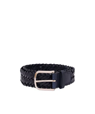 Orciani Braided Belt In Black