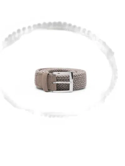 Orciani Braided Elasticated Belt In Multi